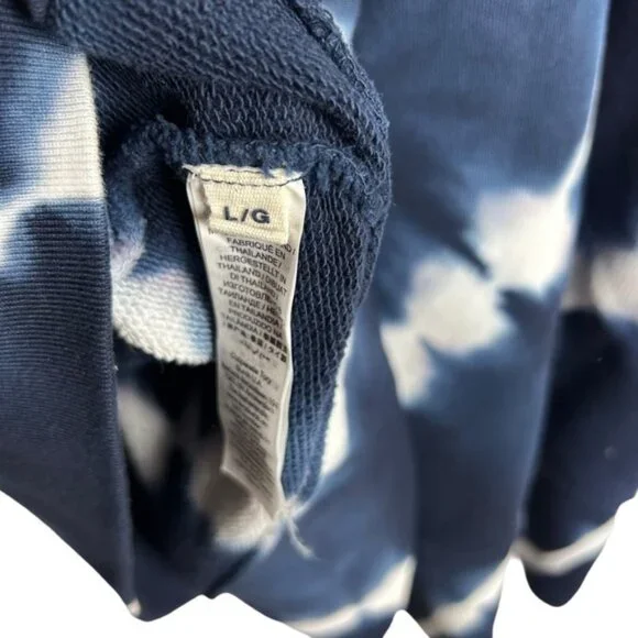 Tory Burch - Tory Sport Tie Dye French Terry Crew Sweatshirt - NWOT SZL - Picture 3 of 4